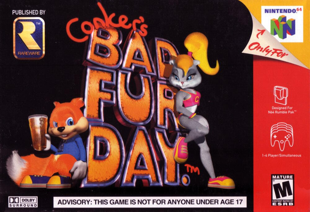 Conkers bad fur day